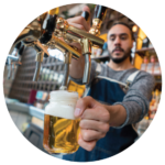 OLCC Server Pouring Beer