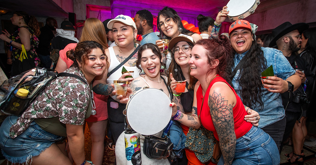 Southern California bartender events bring together diverse industry professionals celebrating at Lou Lou's Jungle Room during 2024 Bartenders Weekend